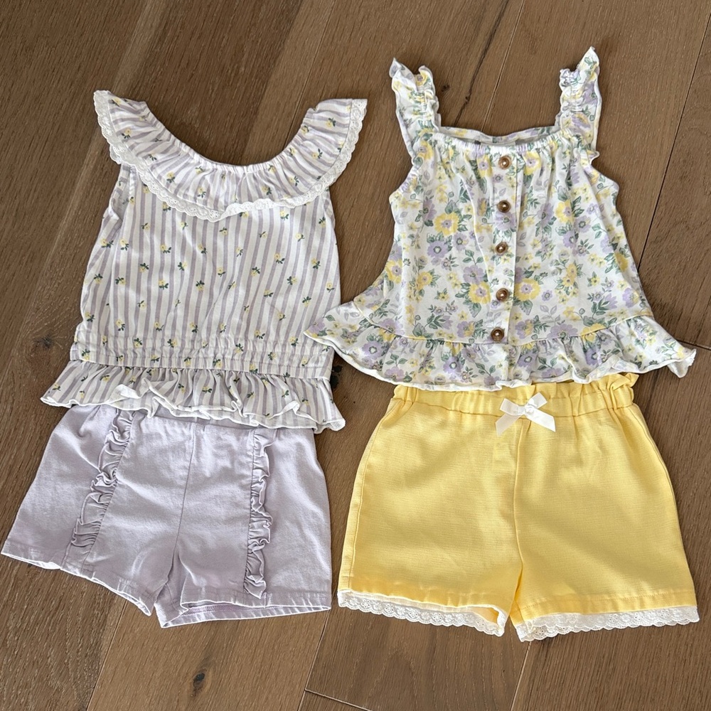 Nicole Miller Floral Mix and Match Short set